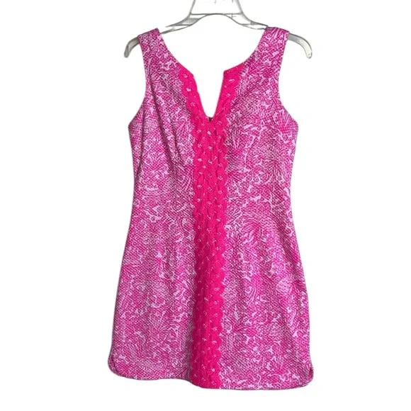 Lilly Pulitzer for Target‎ See Ya Later Pink Shift Dress Size 4 - Picture 3 of 12